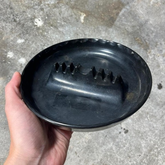 Black vintage 90s USA made ges-line ashtray - Picture 1 of 5